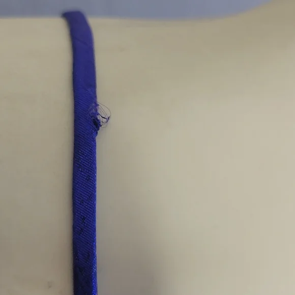 Vintage 80s Purple Lame Party Dress - Picture 7 of 8